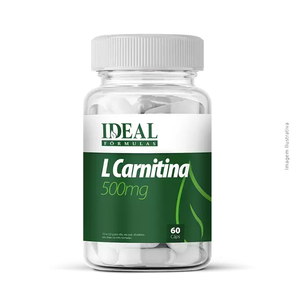 L Carnitina 500mg 60 C�psulas